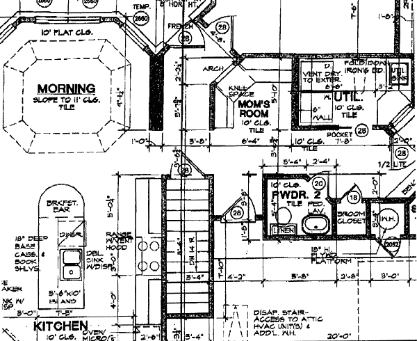 House Plan 67420 Alternate Level One
