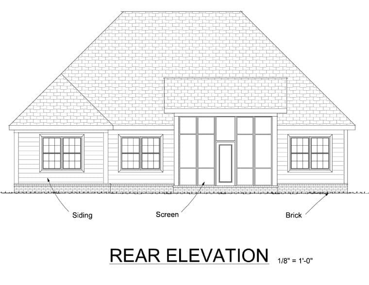 Rear Elevation