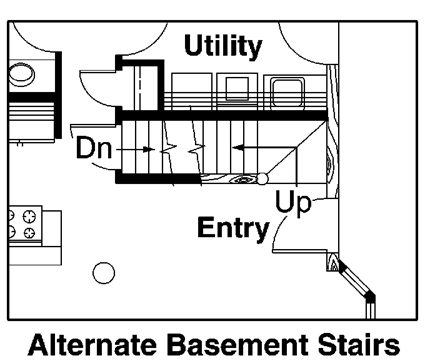 House Plan 69360 Alternate Level One