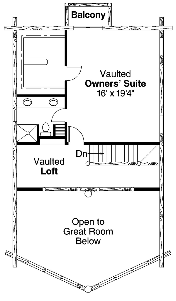 House Plan 69360 Level Two