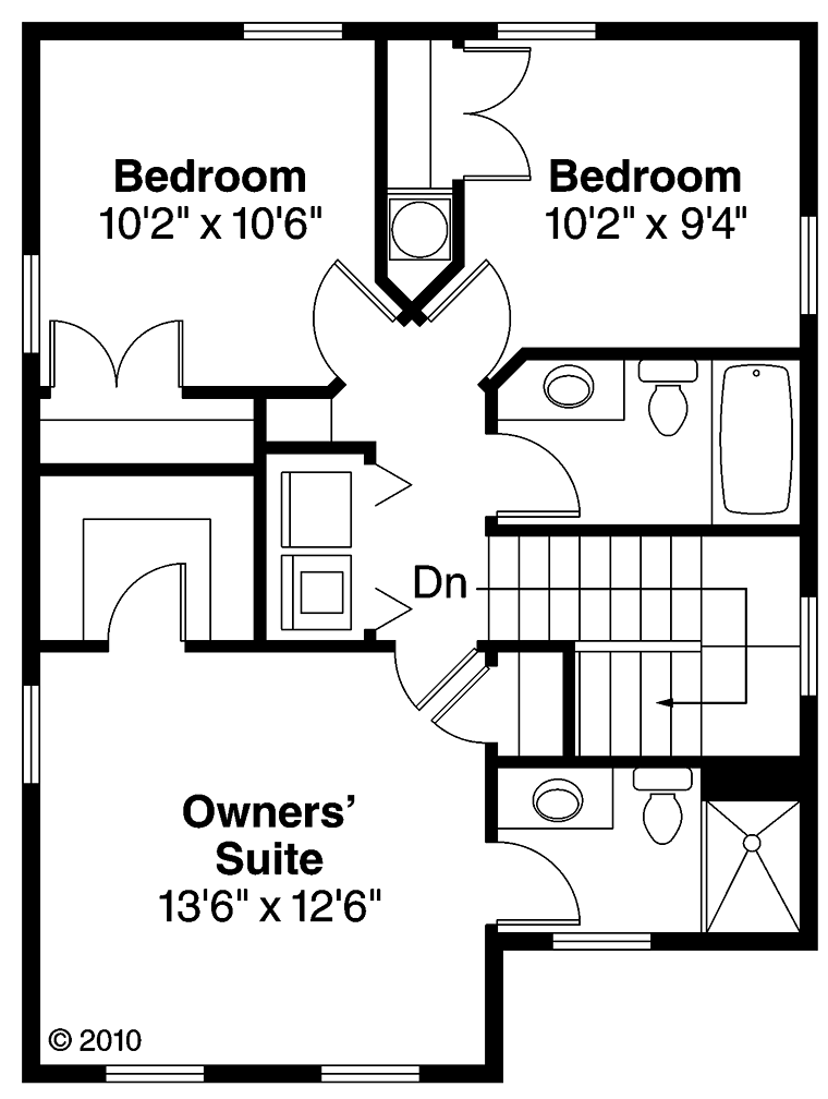 House Plan 69413 Level Two