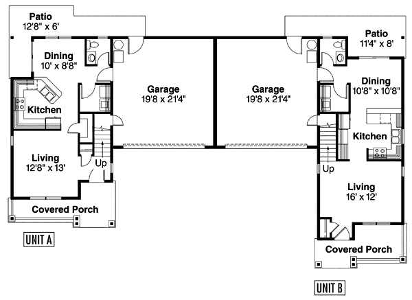 Multi-Family Plan 69651 Level One