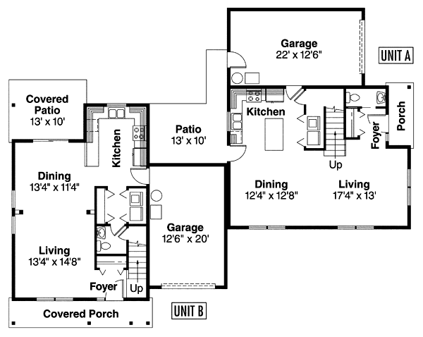 Multi-Family Plan 69652 Level One