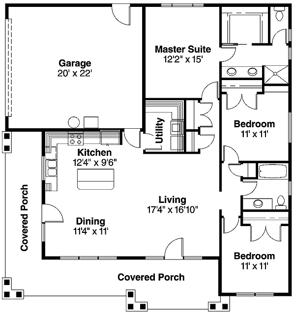 plan-69741-bungalow-style-with-3-bed-2-bath-2-car-garage