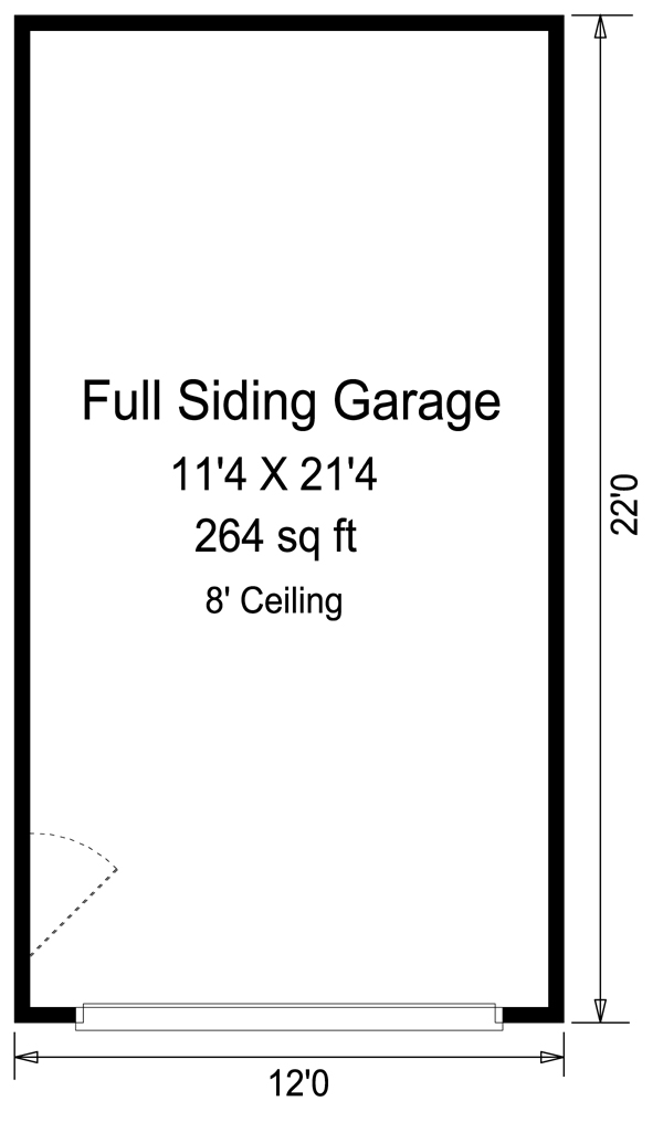 Garage Plan 69902 - 1 Car Garage Level One