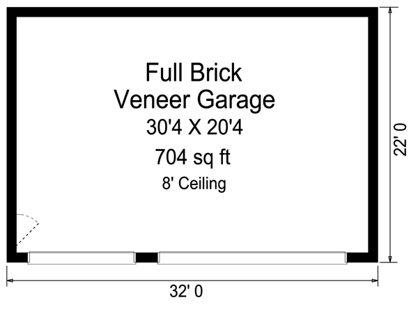 Garage Plan 69905 - 3 Car Garage Level One