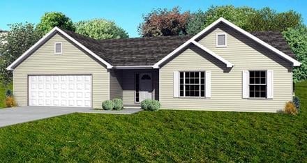 Plan 70196 - 1440 Square Feet