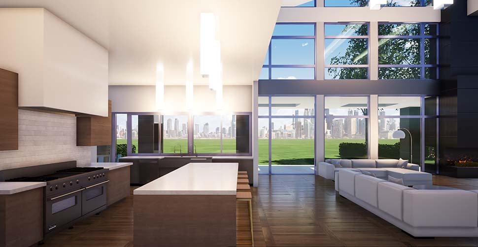 Coastal, Contemporary, Modern Plan with 8914 Sq. Ft., 7 Bedrooms, 9 Bathrooms, 4 Car Garage Picture 5