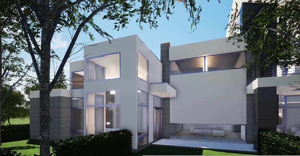 Coastal, Contemporary, Modern Plan with 8914 Sq. Ft., 7 Bedrooms, 9 Bathrooms, 4 Car Garage Picture 8