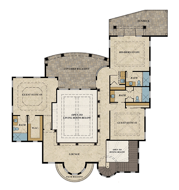 House Plan 71540 Level Two
