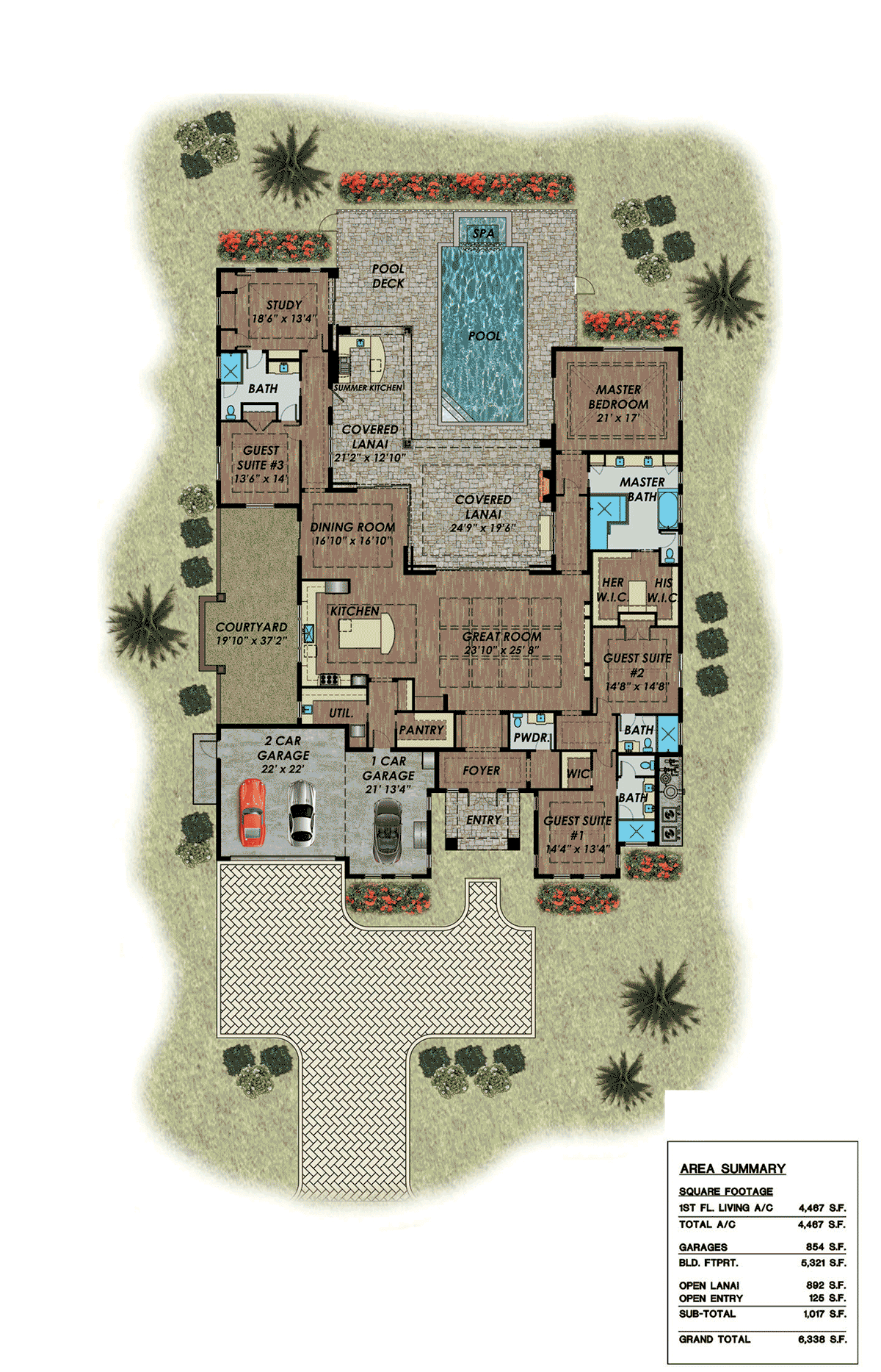 House Plan 71565 Level One
