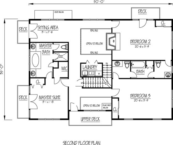 House Plan 71904 Level Two