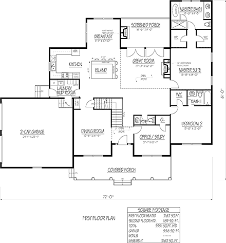 First Level Plan