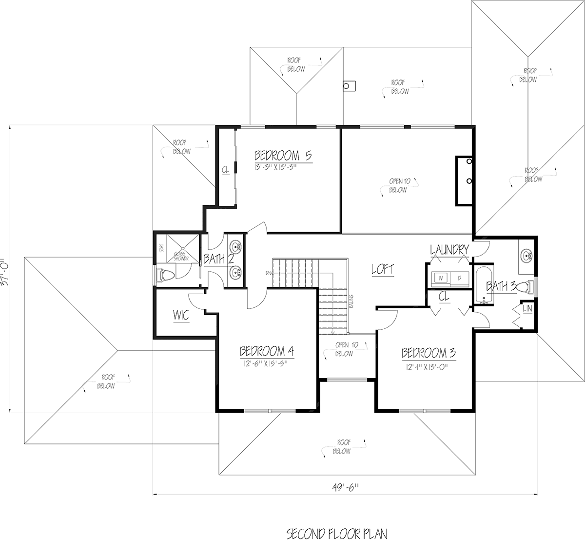 House Plan 71942 Level Two