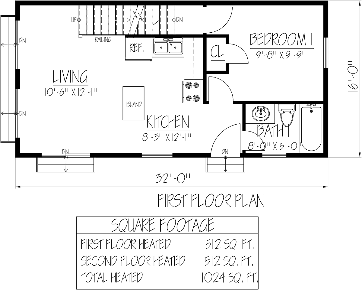 House Plan 71946 Level One