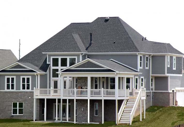 House Plan 72041 Rear Elevation