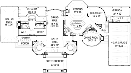 First Level Plan