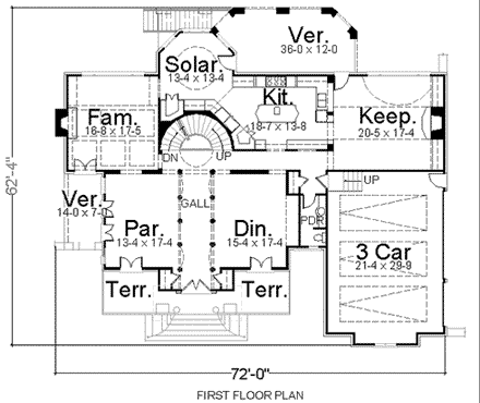 First Level Plan