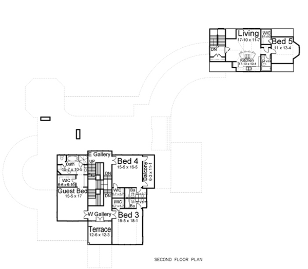 House Plan 72135 Level Two