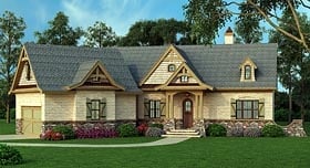 Plan 72136 - 2404 Square Feet