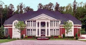 Colonial, Greek Revival Plan with 6095 Sq. Ft., 5 Bedrooms, 6 Bathrooms, 3 Car Garage Picture 9