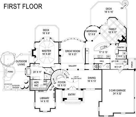 First Level Plan