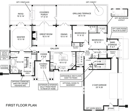 First Level Plan