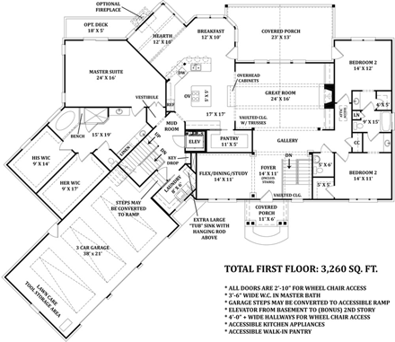 First Level Plan
