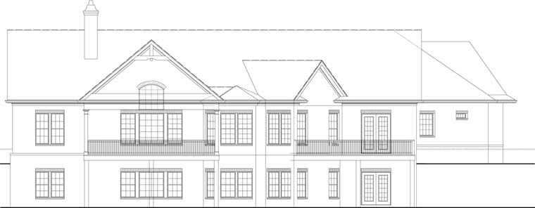 House Plan 72169 Rear Elevation