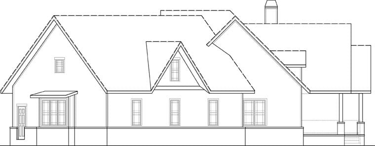 Country, Craftsman, Farmhouse, Traditional Plan with 2666 Sq. Ft., 3 Bedrooms, 3 Bathrooms, 3 Car Garage Picture 9