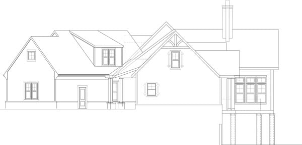 Southern, Traditional Plan with 2830 Sq. Ft., 3 Bedrooms, 3 Bathrooms, 3 Car Garage Picture 7