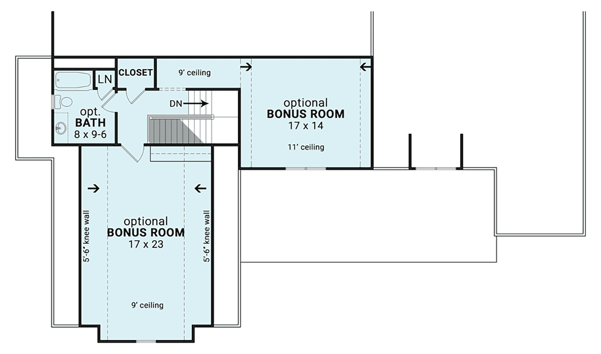 House Plan 72253 Level Two