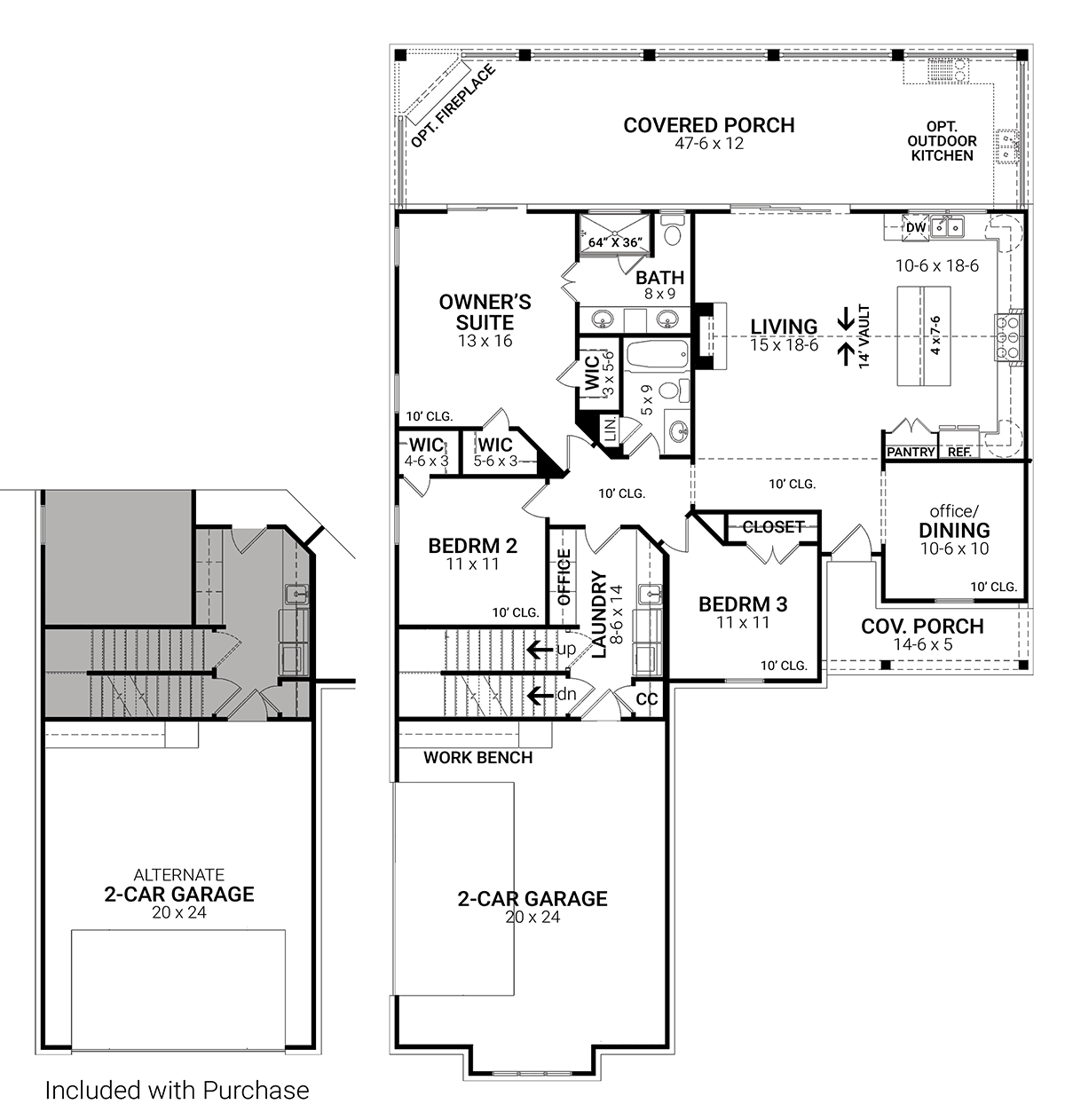 House Plan 72254 Level One