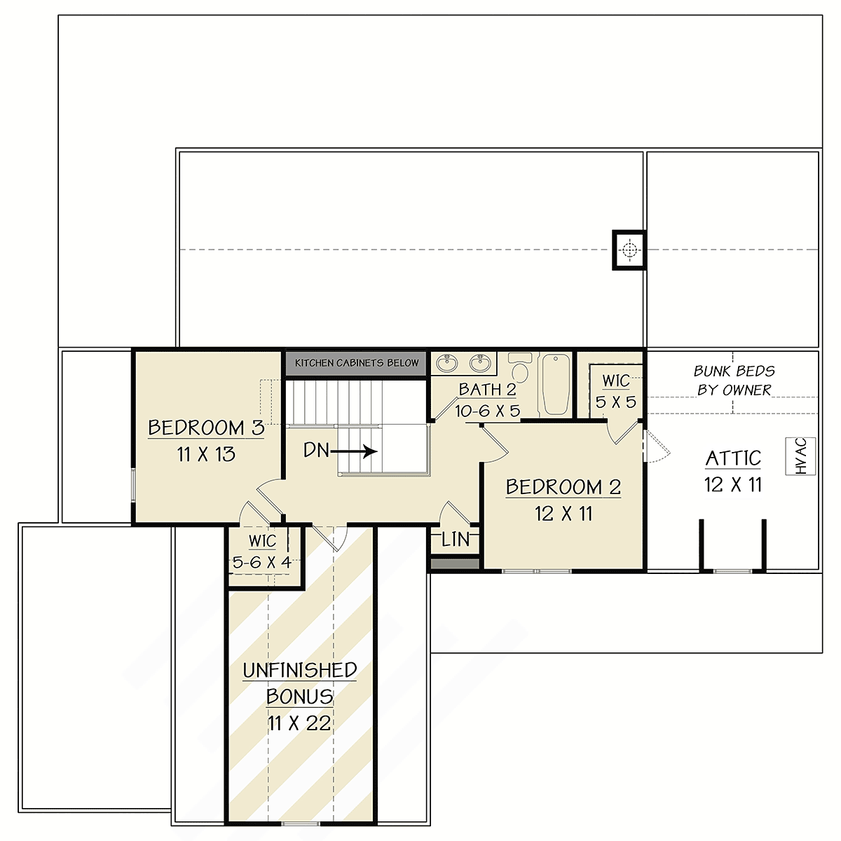House Plan 72260 Level Two