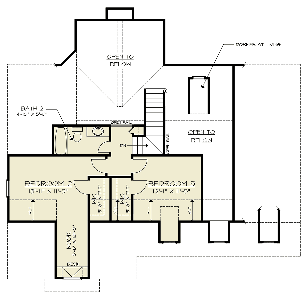 House Plan 72262 Level Two