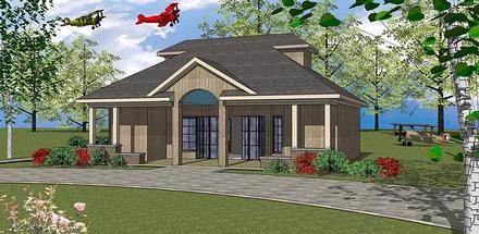 Plan 72379 - 723 Square Feet