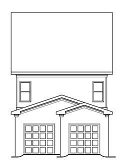Coastal, Craftsman, Traditional House Plan 72678 with 4 Bed, 5 Bath, 2 Car Garage Rear Elevation