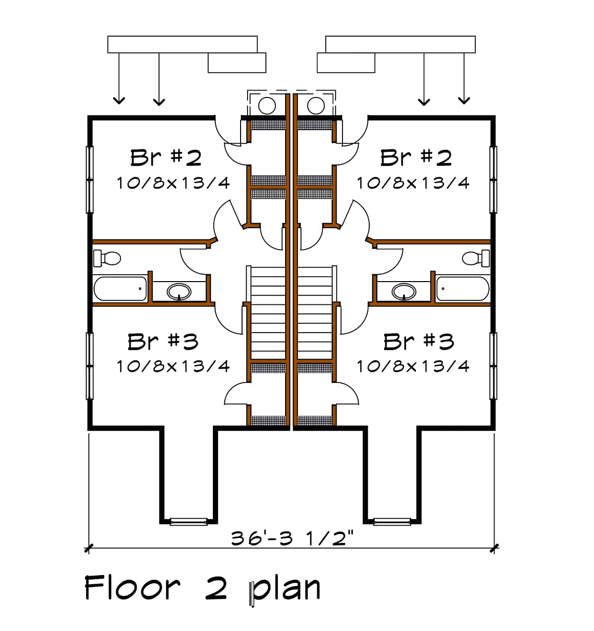 Multi-Family Plan 72779 Level Two
