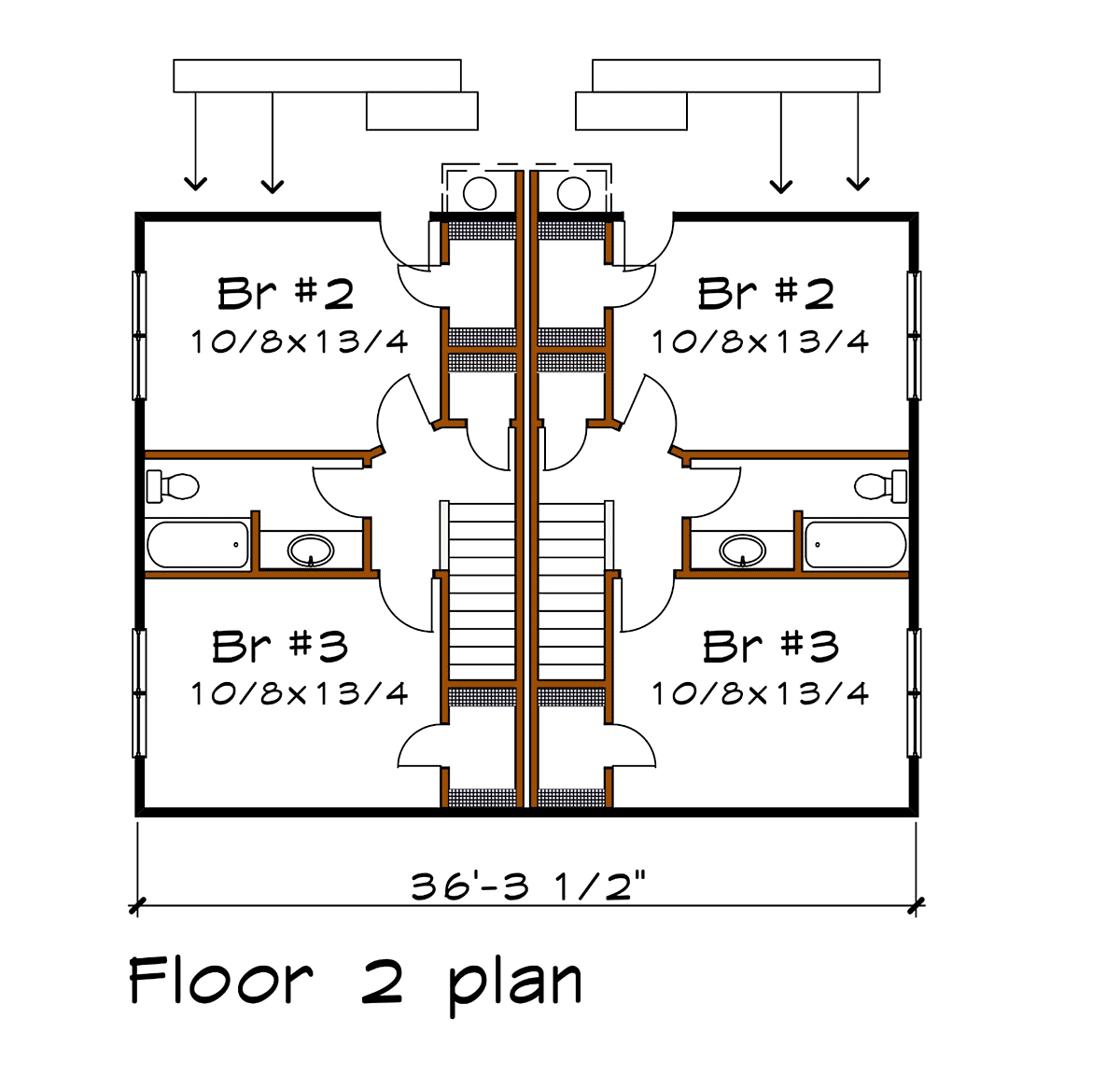 Multi-Family Plan 72780 Level Two
