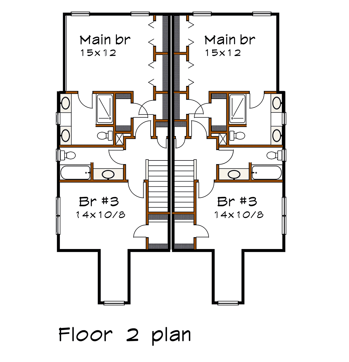 Multi-Family Plan 72790 Level Two