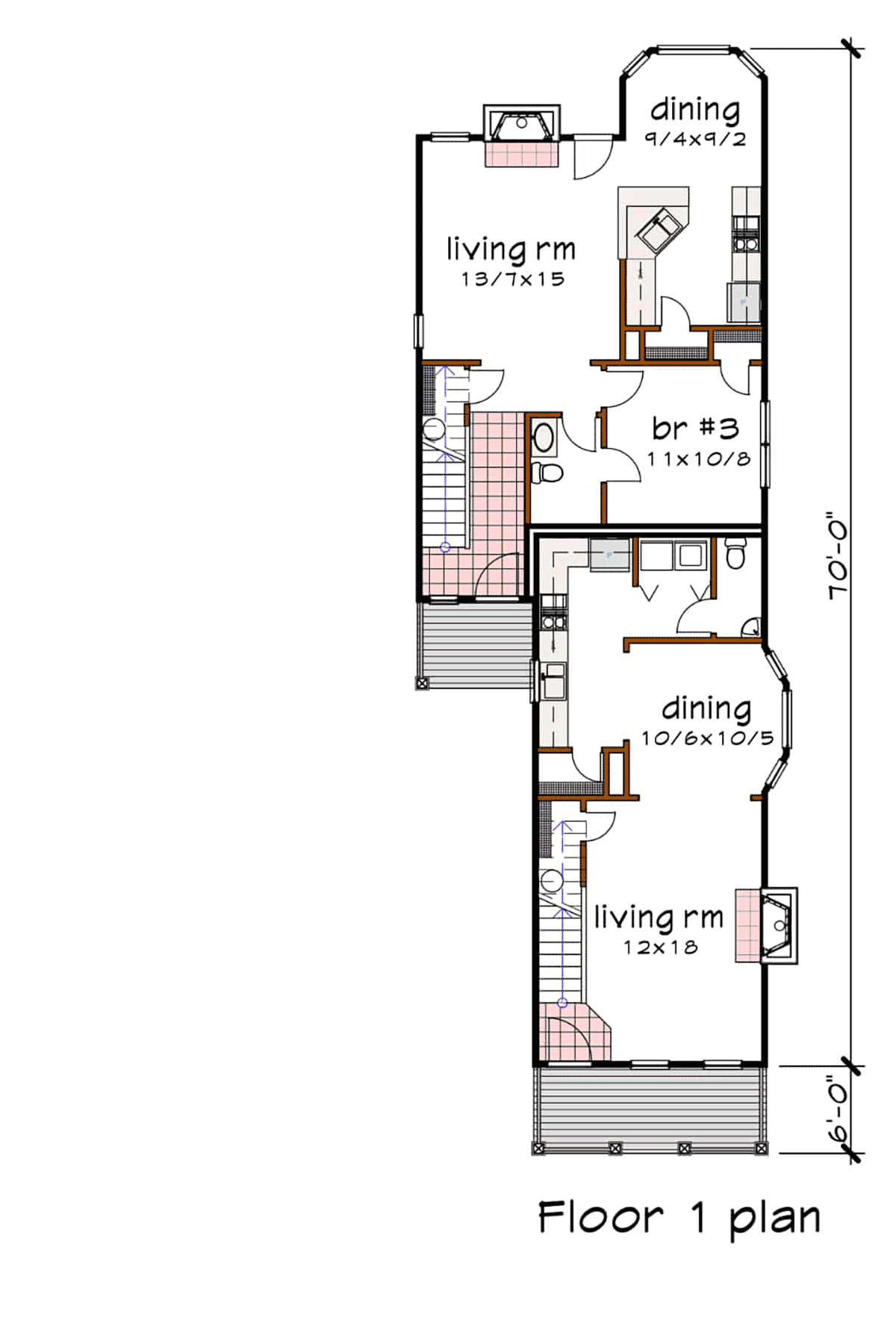 Multi-Family Plan 72792 Level One