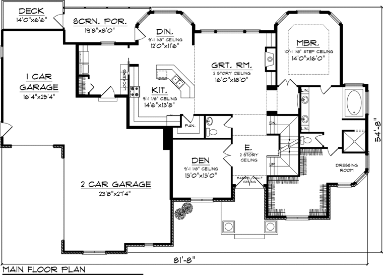 Plan 73162 | with 4 Bed, 4 Bath, 3 Car Garage