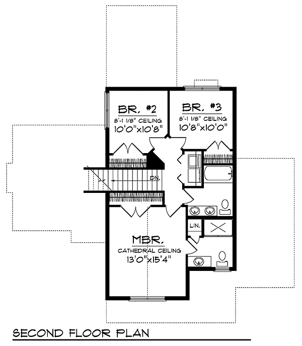 House Plan 73180 Level Two