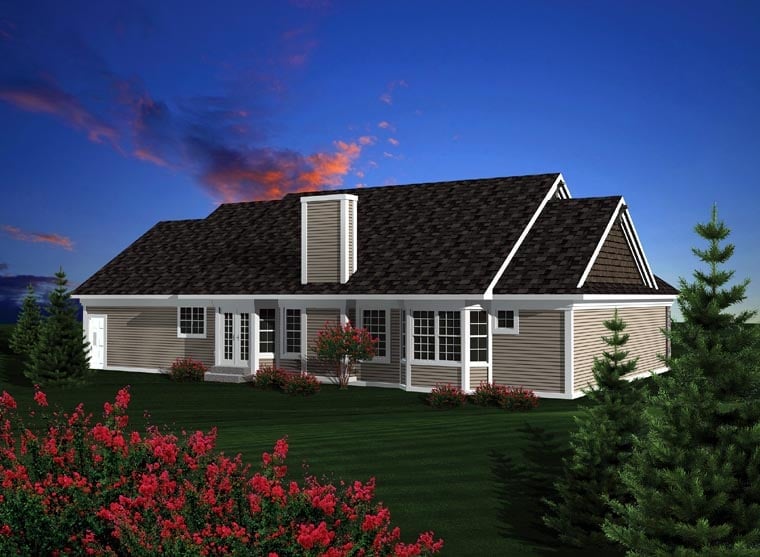 Plan 73301 | Ranch Style with 3 Bed, 3 Bath, 3 Car Garage