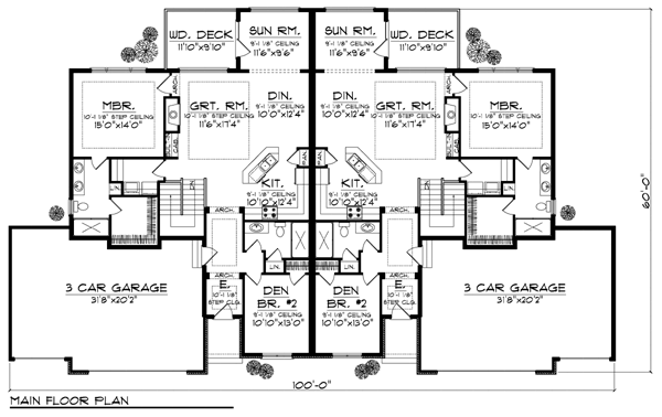 Multi-Family Plan 73455 Level One