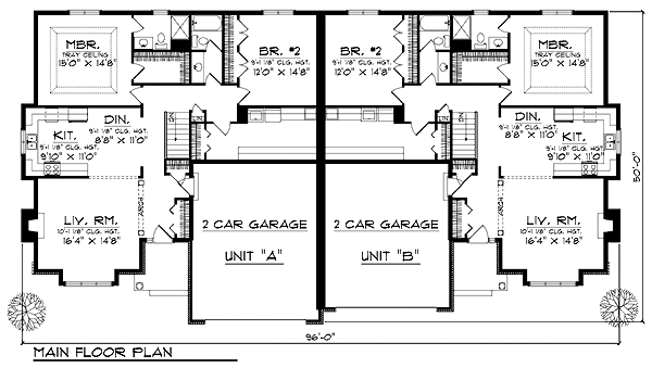 Multi-Family Plan 73477 Level One