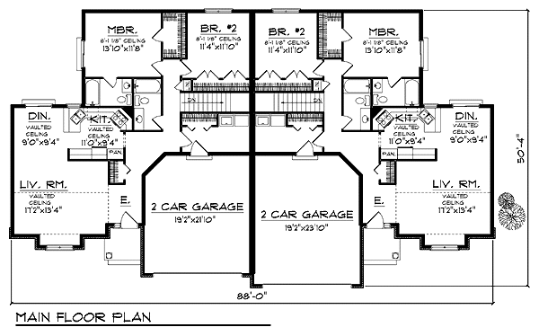 Multi-Family Plan 73479 Level One