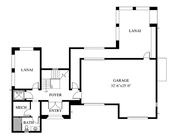 House Plan 73604 Lower Level