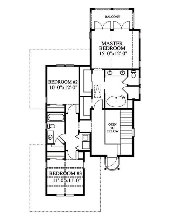 House Plan 73617 Level Two