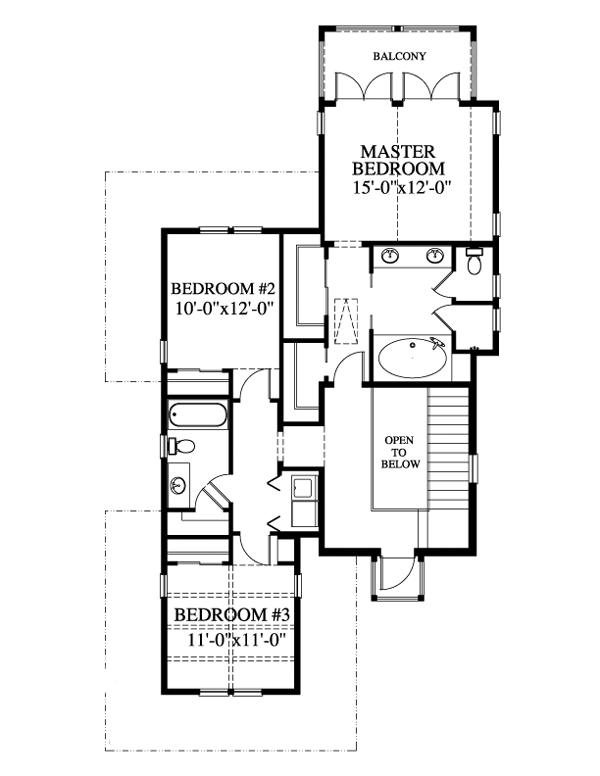 House Plan 73619 Level Two